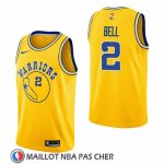 Maillot Golden State Warriors Jordan Bell Hardwood Classic 2018-19 Jaune