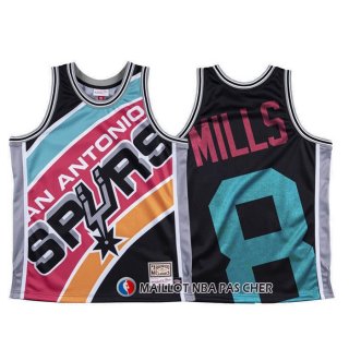 Maillot San Antonio Spurs Patty Mills Mitchell & Ness Big Face Noir