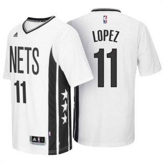 Maillot Manche Courte Nets Lopez 11 Gris