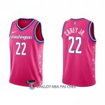 Maillot Washington Wizards Vernon Carey JR. NO 22 Ville 2022-23 Rosa