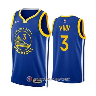 Maillot Golden State Warriors Jordan Poole NO 3 Icon 2022-23 Bleu