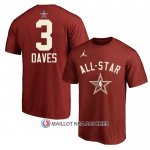 Maillot Manche Courte All Star 2024 Anthony Davis Rouge