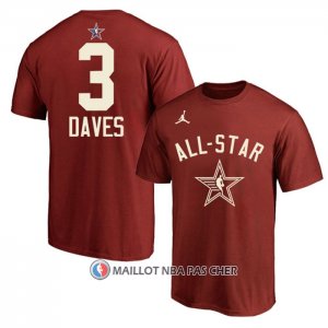 Maillot Manche Courte All Star 2024 Anthony Davis Rouge