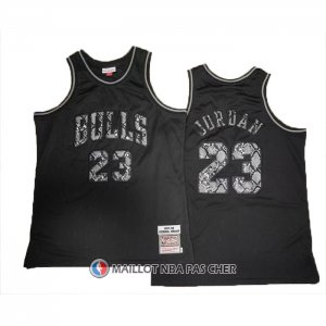 Maillot Chicago Bulls Michael Jordan NO 23 Swingman Mitchell & Ness 1997-98 Noir