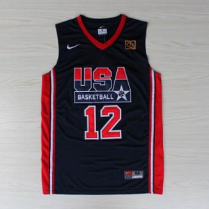 Maillot de Stockton USA NBA 1992 Bleu