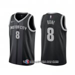Maillot Detroit Pistons Jordan Bone Ville Noir