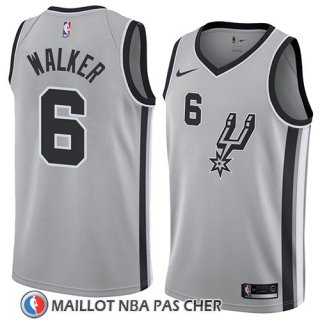 Maillot San Antonio Spurs Lonnie Walker Statement 2018 Gris