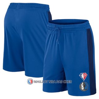 Short Dallas Mavericks 75th Anniversary Bleu