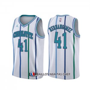 Maillot Charlotte Hornets Willy Hernangomez Classic Blanc