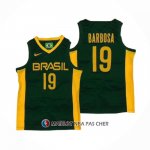 Maillot Bresil Leandro Barbosa No 19 2019 FIBA Baketball World Cup Vert