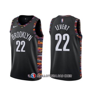 Maillot Brooklyn Nets Caris Levert Ville Noir