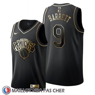 Maillot Golden Edition New York Knicks R.j. Barrett Noir