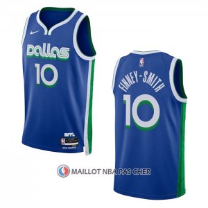 Maillot Dallas Mavericks Dorian Finney-smith NO 10 Ville 2022-23 Bleu