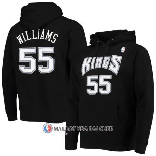 Veste a Capuche Sacramento Kings Jason Williams Noir