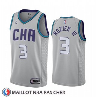 Maillot Charlotte Hornets Terry Rozier Iii Ville Edition Gris
