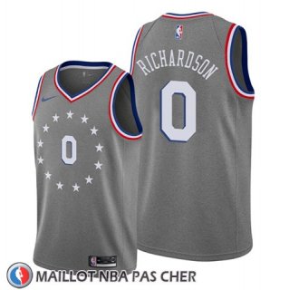 Maillot Philadelphia 76ers Josh Richardson Ville Gris