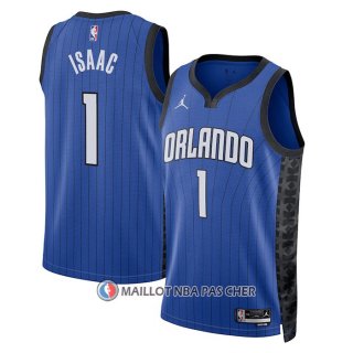 Maillot Orlando Magic Jonathan Isaac NO 1 Statement 2022-23 Bleu