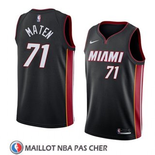 Maillot Miami Heat Yante Maten Icon 2018 Noir