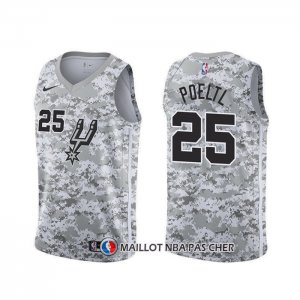 Maillot San Antonio Spurs Jakob Poeltl Earned Camuflaje