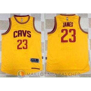 Maillot Authentique Cleveland Cavaliers Jaune