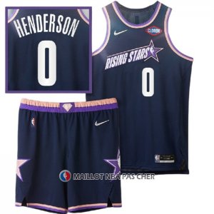 Maillot 2022 Rising Star Scoot Henderson NO 0 Payton Bleu
