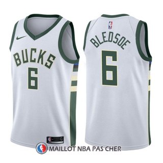 Maillot Milwaukee Bucks Eric Bledsoe Association 6 2017-18 Blanc