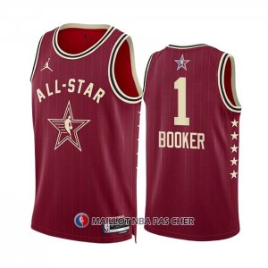 Maillot All Star 2024 Phoenix Suns Devin Booker NO 1 Rouge