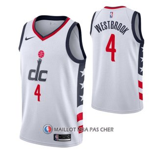 Maillot Washington Wizards Russell Westbrook Ville 2020-21 Blanc