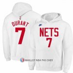 Veste a Capuche Brooklyn Nets Kevin Durant Classic 2022-23 Blanc
