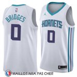 Maillot Charlotte Hornets Miles Bridges No 0 Association 2018 Blanc