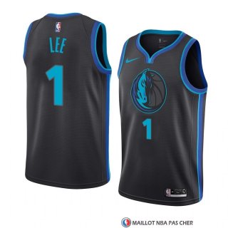 Maillot Dallas Mavericks Courtney Lee Ville 2018-19 Bleu