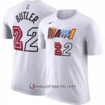 Maillot Manche Courte Miami Heat Jimmy Butler Ville 2022-23 Blanc