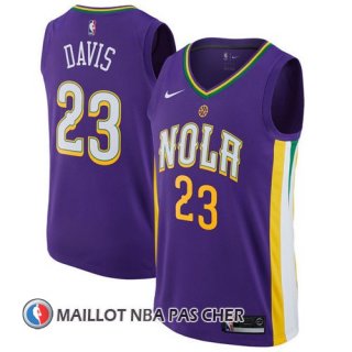 Maillot New Orleans Pelicans Davis 23 Ciudad 2017-18 Volet