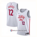 Maillot Philadelphia 76ers Tobias Harris NO 12 Ville 2022-23 Blanc