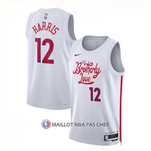 Maillot Philadelphia 76ers Tobias Harris NO 12 Ville 2022-23 Blanc