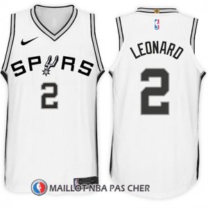 Maillot San Antonio Spurs Kawhi Leonard 2 2017-18 Blanc