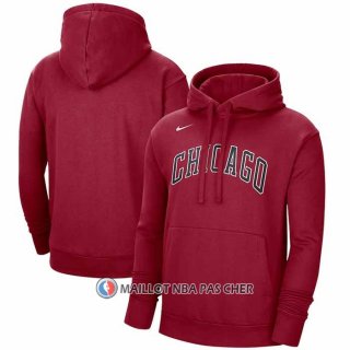 Veste a Capuche Chicago Bulls Ville 2022-23 Rouge