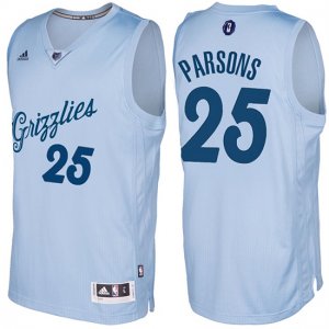 Maillot Navidad 2016 Chandler Parsons Grizzlies Claro 25 Bleu