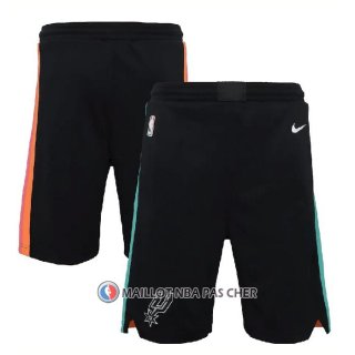 Short San Antonio Spurs Ville 2020-21 Noir