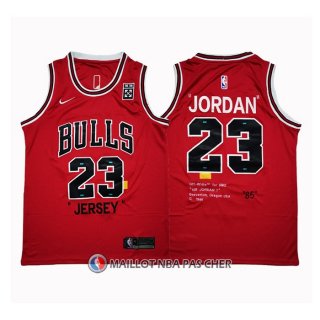 Maillot Chicago Bulls Michael Jordan No 23 Retro Rouge3