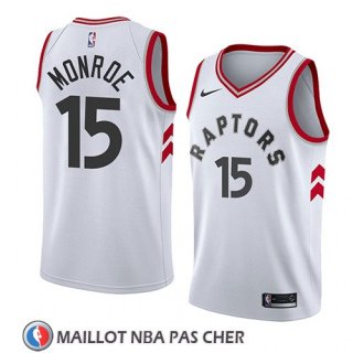 Maillot Tornto Raptors Greg Monroe No 15 Association 2018 Blanc