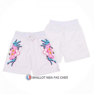 Short Miami Heat Pink Panther Blanc
