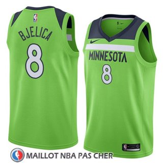 Maillot Minnesota Timberwolves Nemanja Bjelica No 8 Statement 2018 Vert