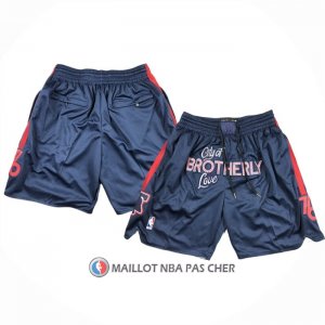 Short Philadelphia 76ers Ville Just Don 2023-24 Bleu