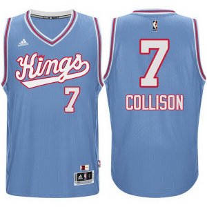 Maillot Retro 1985-86 Kings Collison 7 Bleu