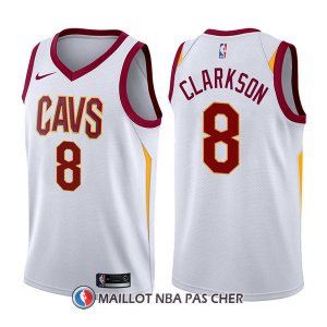 Maillot Cleveland Cavaliers Jordan Clarkson Association 8 2017-18 Blanc