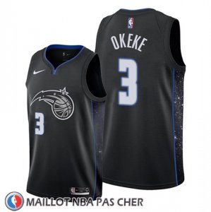 Maillot Orlando Magic Chuma Okeke Ville 2019-20 Noir