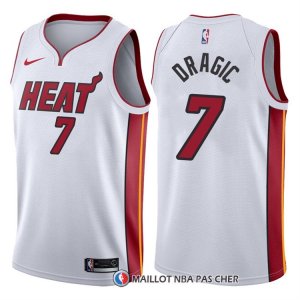 Maillot Authentique Miami Heat Dragic 2017-18 7 Blanc