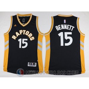 Maillot Toronto Raptors Bannett #15 Nero Oro