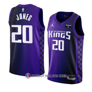 Maillot Sacramento Kings Colby Jones NO 20 Statement 2023-24 Volet